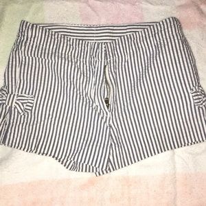 Pinstriped shorts